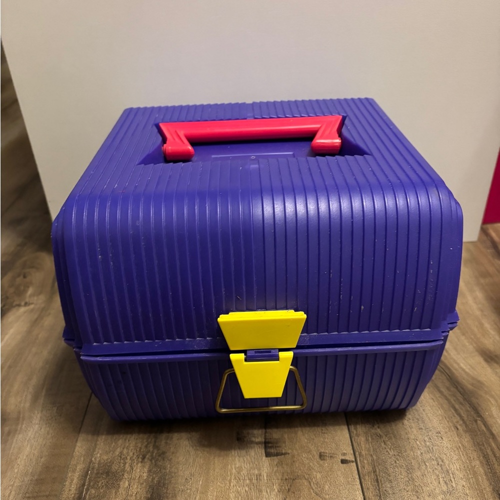 Vintage Sassaby Deluxe Cosmetic Organizer Travel Case